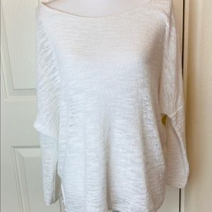 Lou & grey white lightweight slouchy sweater L